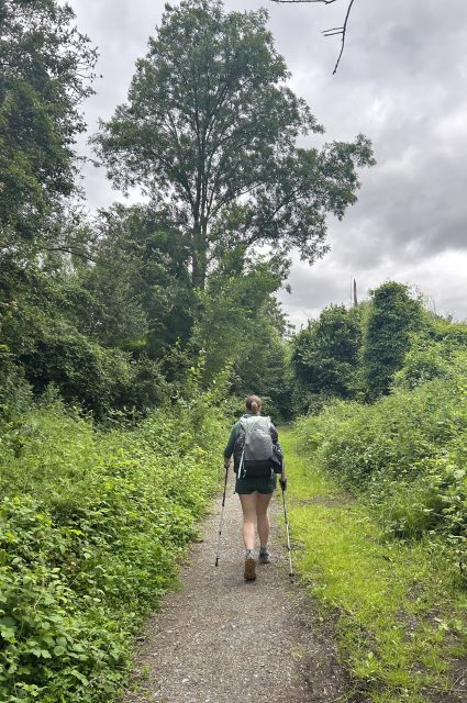 Dutch Mountain Trail bos langs Maas